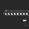 Oprawa szynoprzewód smart 48V V-TAC 14W LED CCT 30st smart WI-FI tracklight czarna VT-3614 2700K-6400K 1300lm 3 lata gwarancji